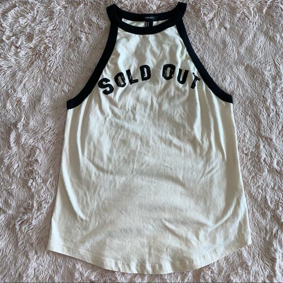 Forever 21 "SOLD OUT" Graphic US Cities Tank Top Medium - Picture 1 of 7